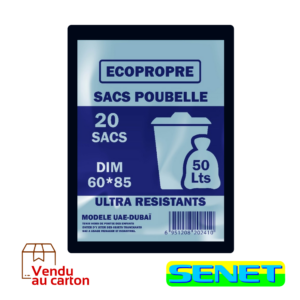 SAC POUBELLE 50LX20 CARTON X20