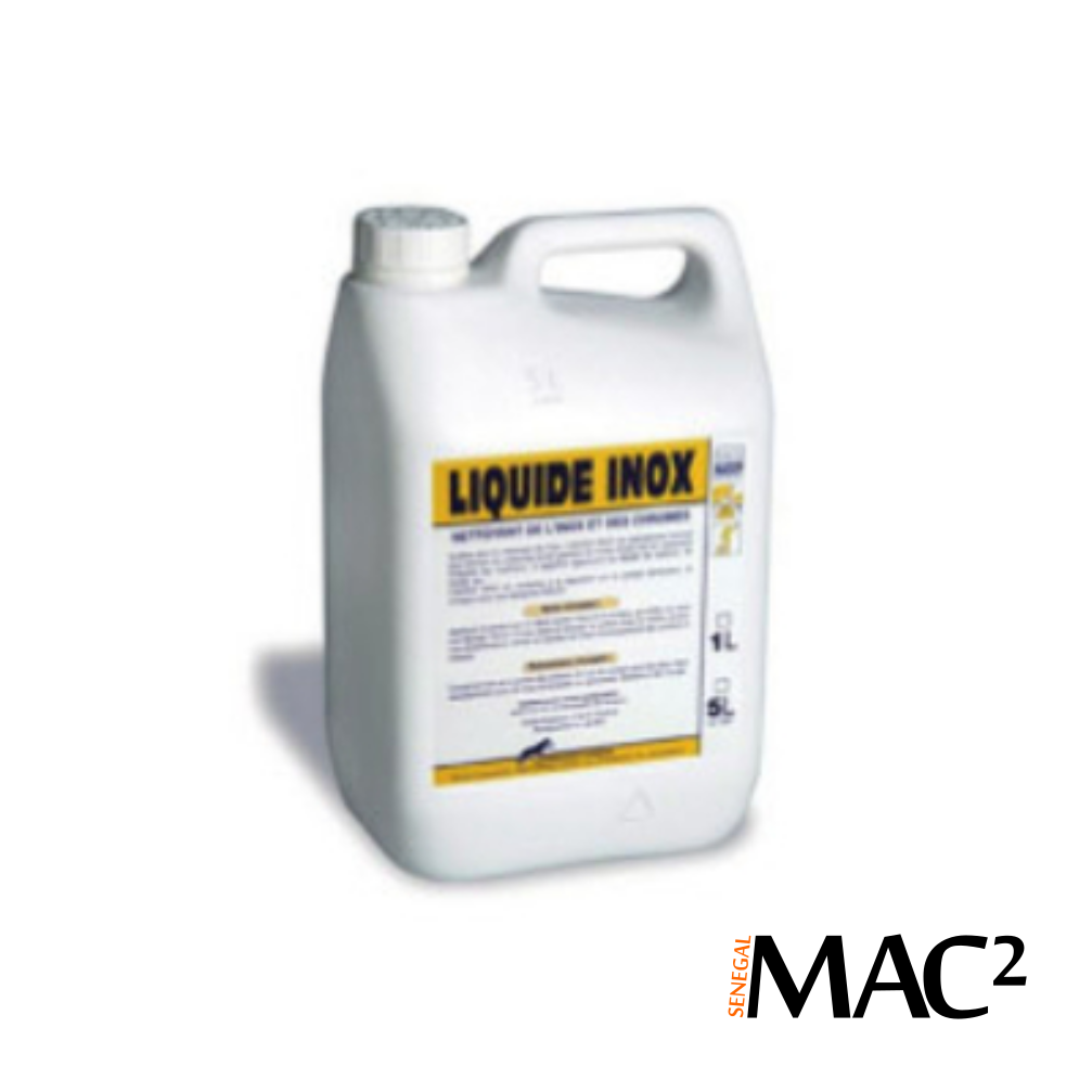 NETTOYANT DESINFECTANT DEGRAISSANT SPECIAL INOX, le bidon 5L