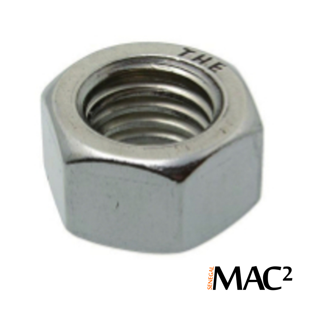ECROU HEXAGONAL M6 INOX, prix unitaire