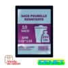 SAC POUBELLE 240LX10 CARTON X20